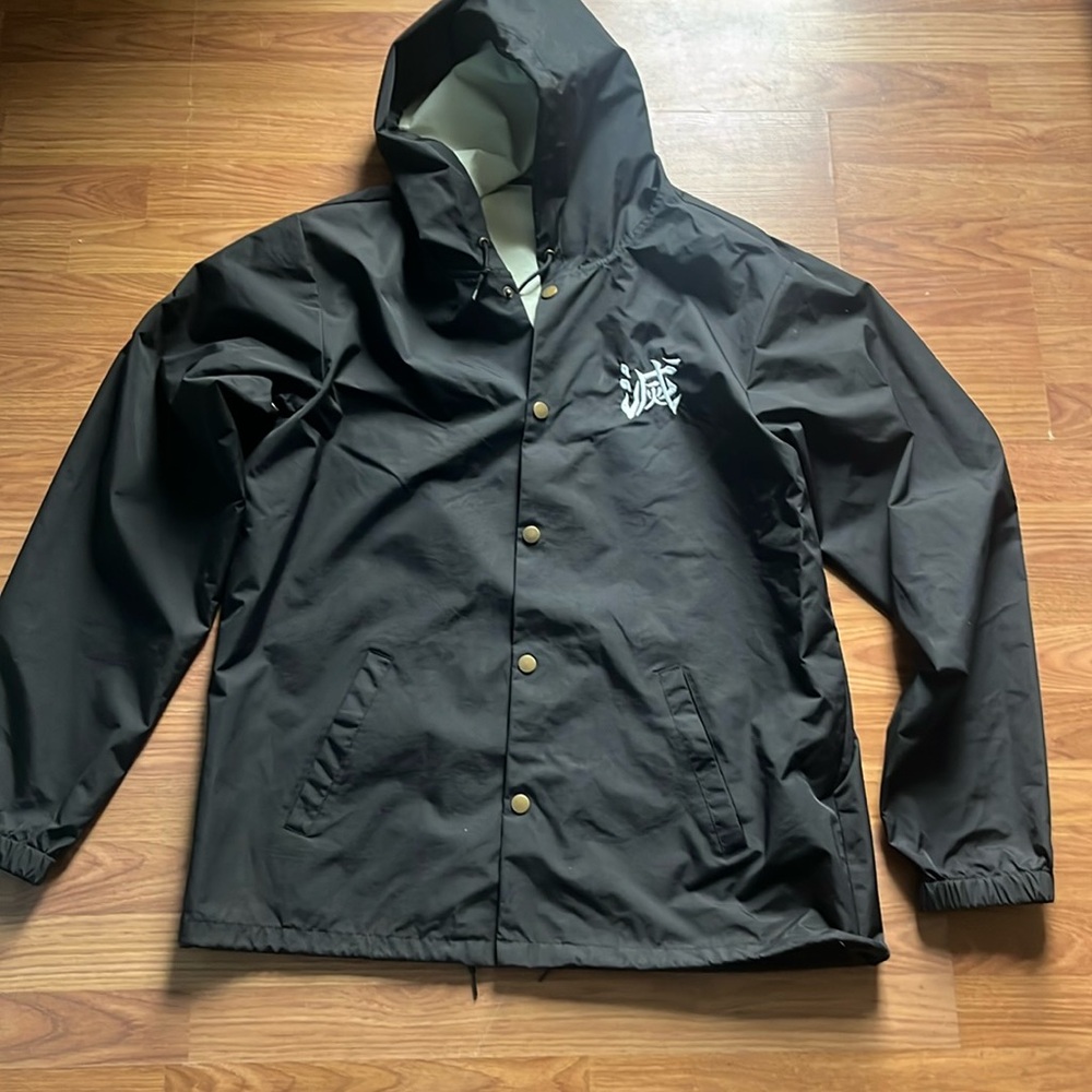 black rain/windbreaker, anime theme, from the brand independent trading company